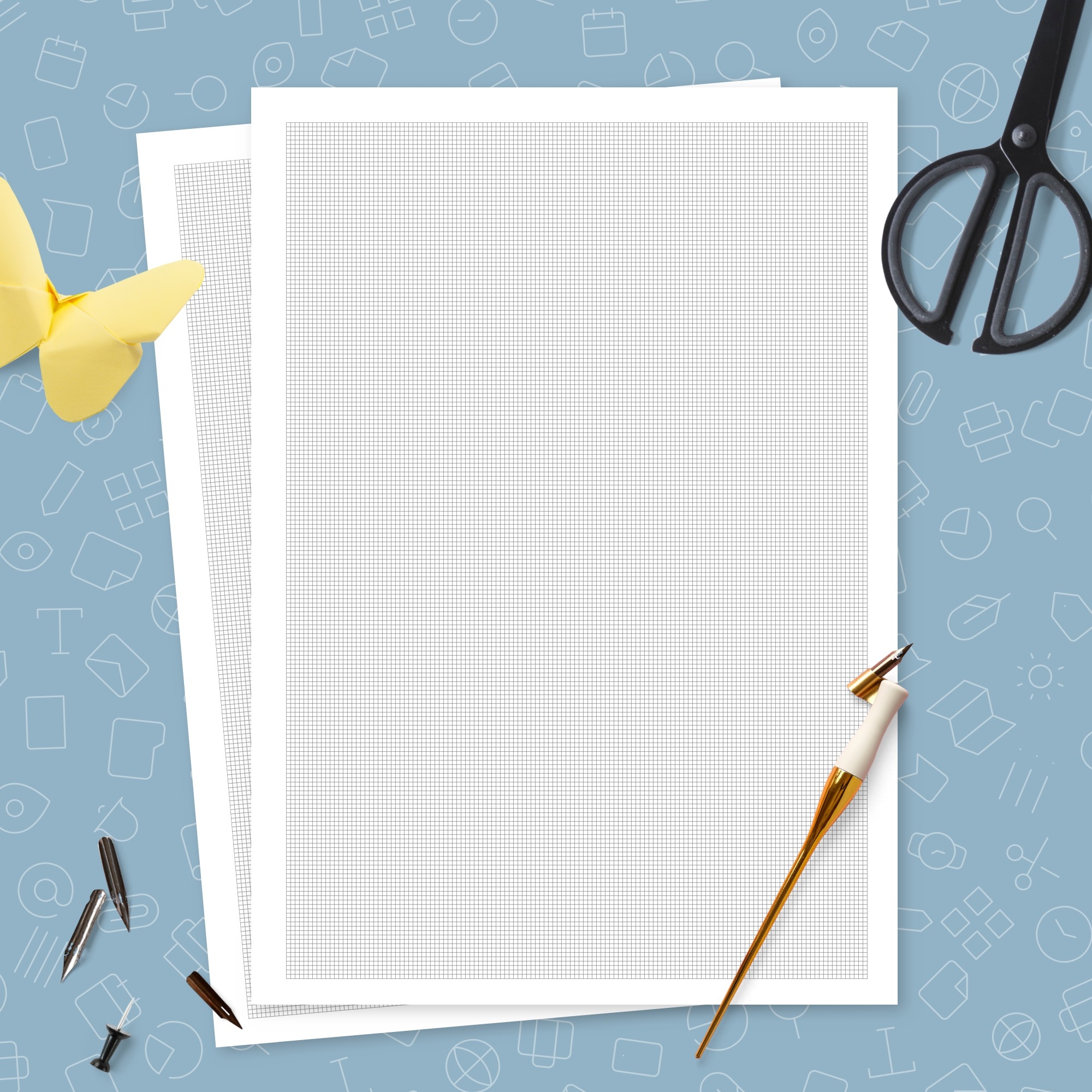 Printable A4 Graph Paper Pdf 1 Mm