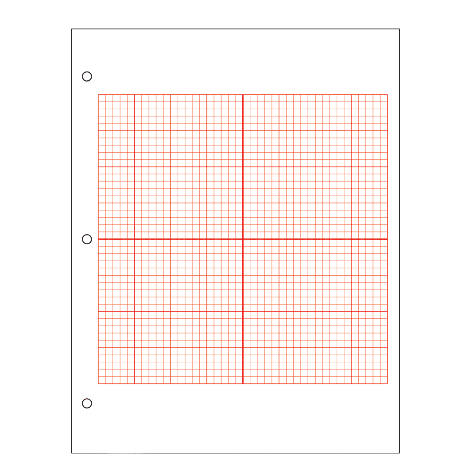 Engineering Graph Paper 200pages Cream 4Sq Inch 1 4 Quad Ream Paper Numbered 4 Quadrant
