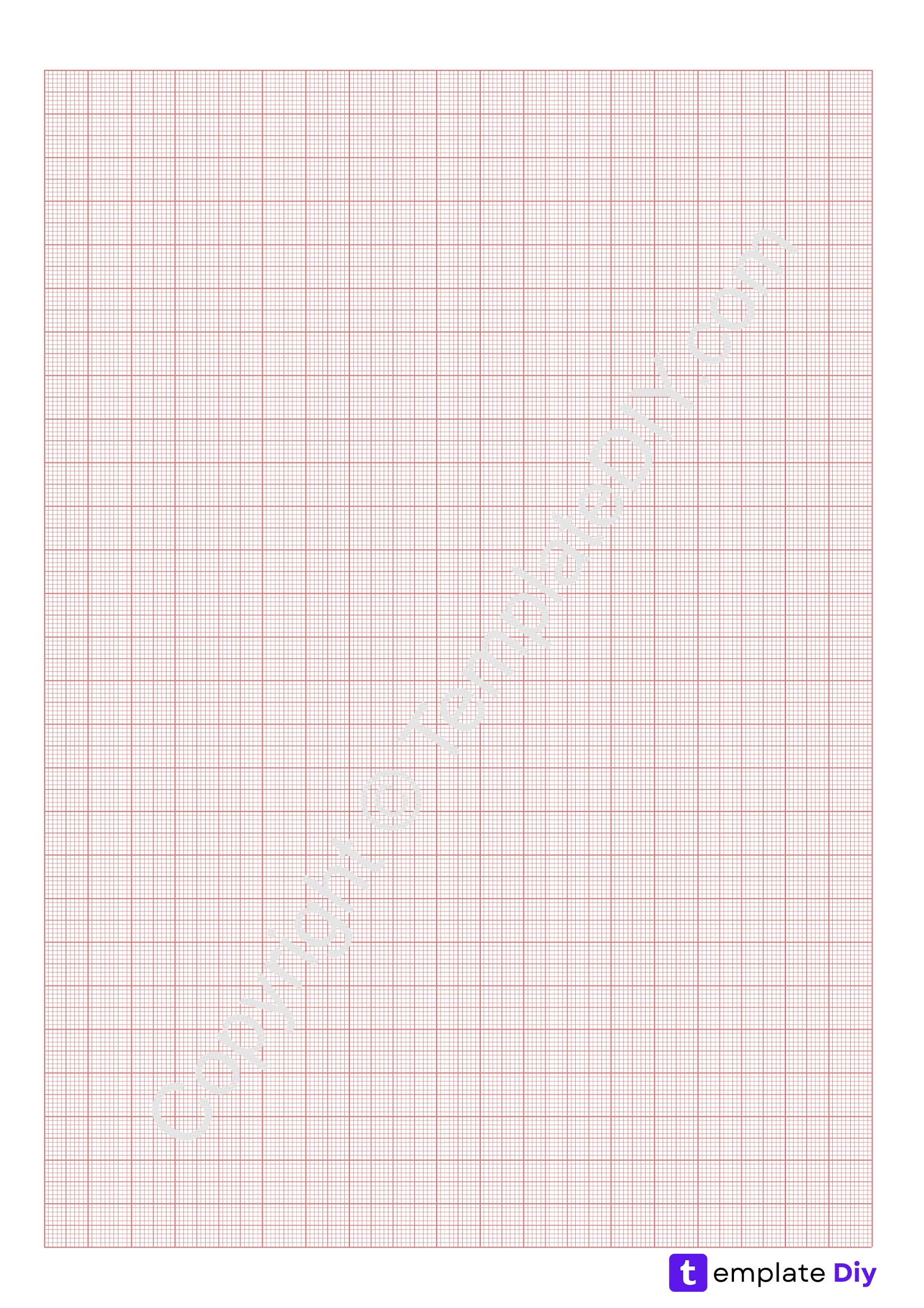 Engineering Graph Paper Grid Paper Template Printable PDF
