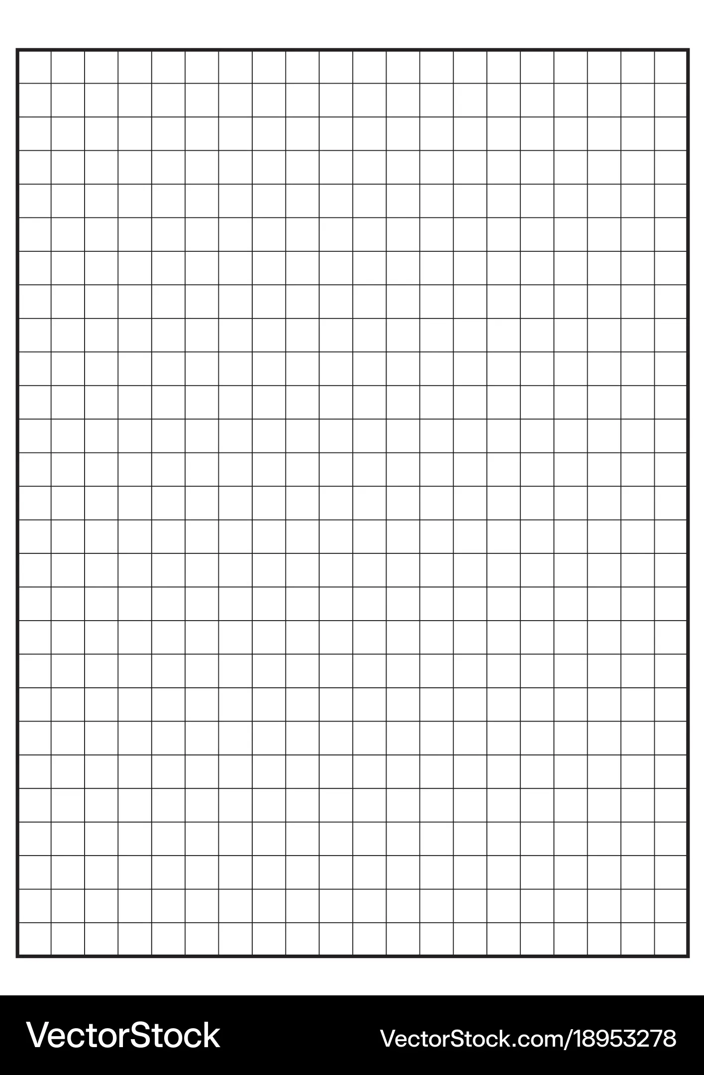 Engineering Graph Paper Printable Royalty Free Vector Image