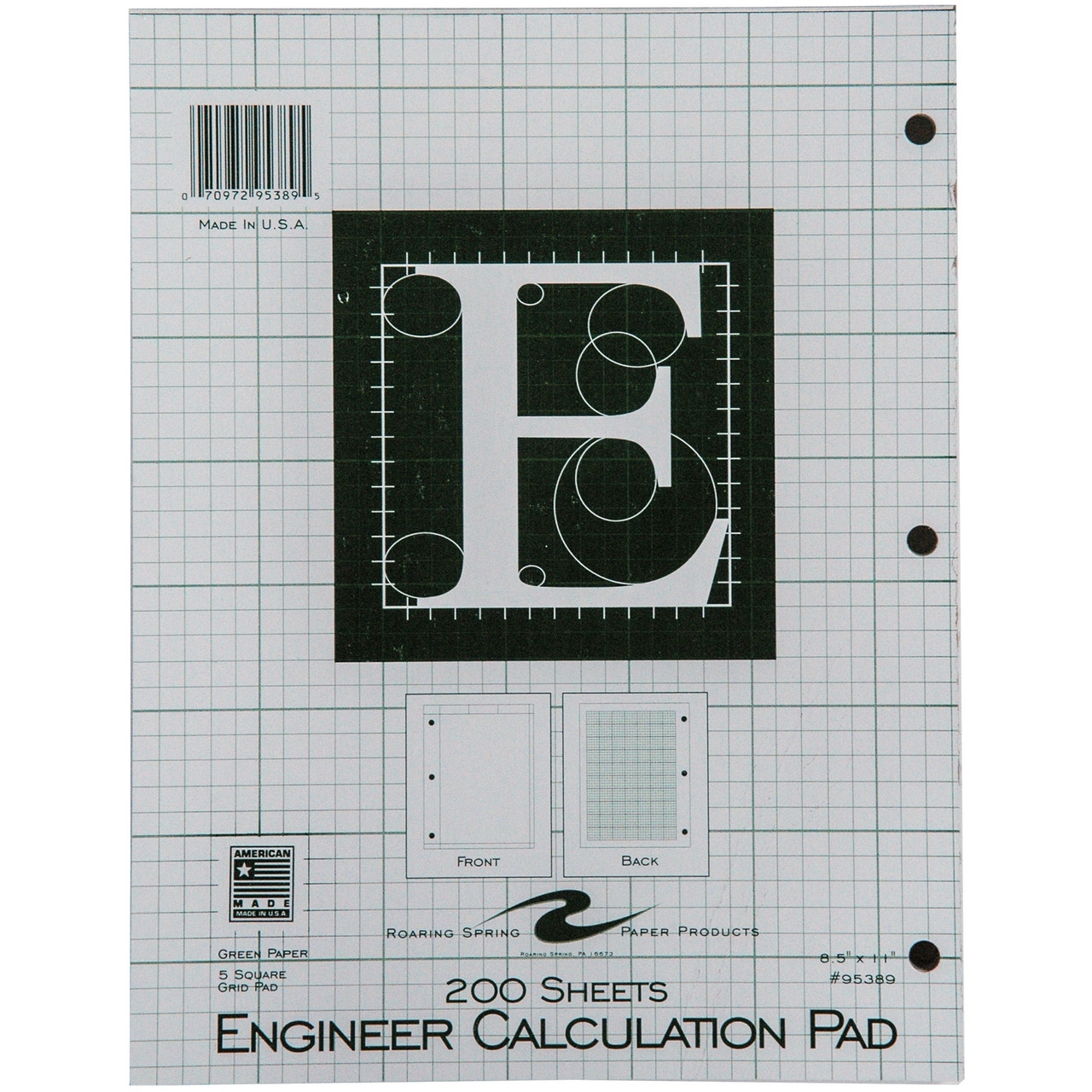 Engineering Notebook Roaring Spring Engineer Calculation Engineering Pad 200 Sheets Grid Graph Paper For Sale Online Roaring Spring Notebook 77 644