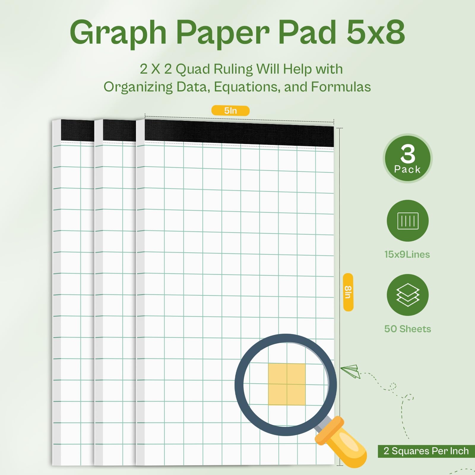 Graph Paper Printable 8.5x11 Full Sheet
