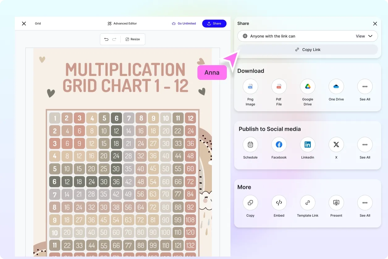 Numbered Graph Paper Online