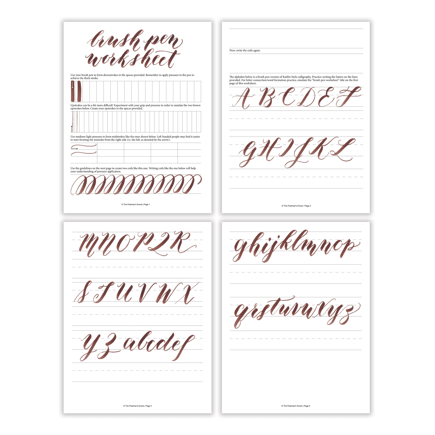 Calligraphy Paper Free To Printable Worksheets