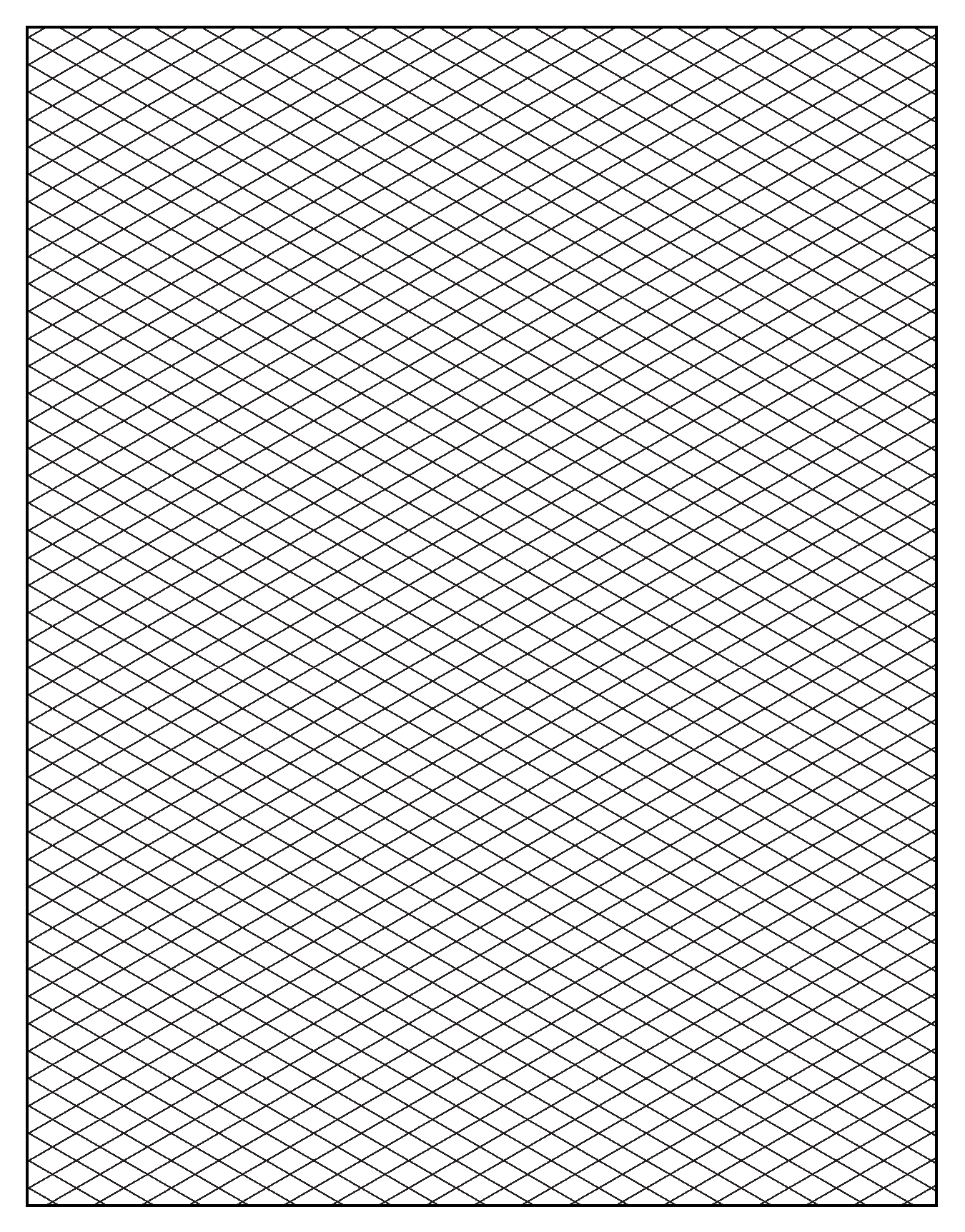 Isometric Dot Graph Paper