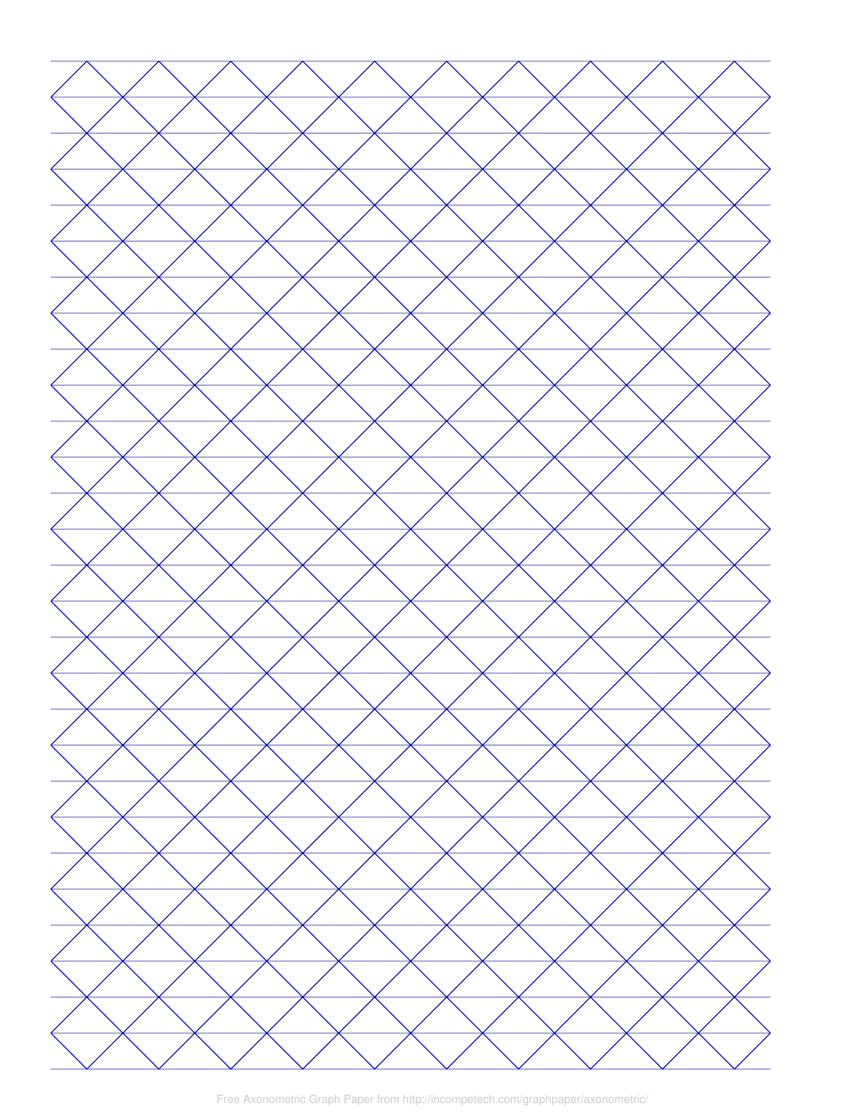 Free Online Graph Paper Axonometric