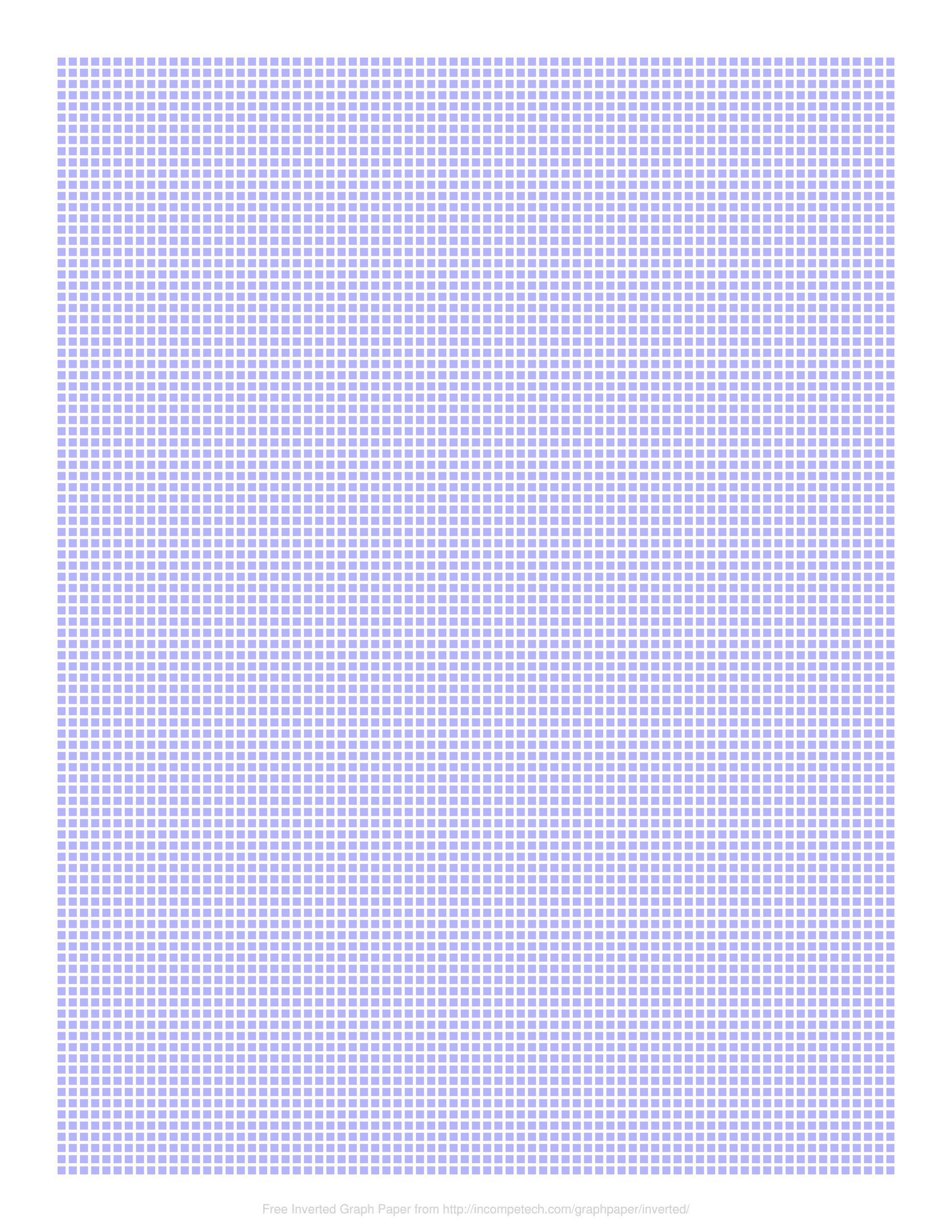 Free Online Graph Paper Inverted