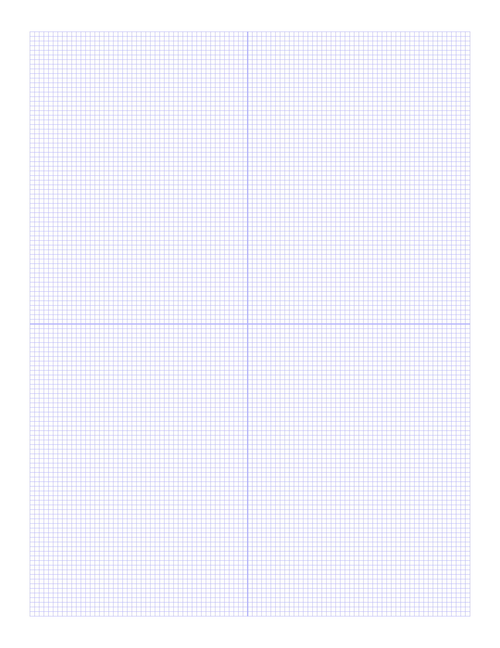 Plain Graph Paper Printable