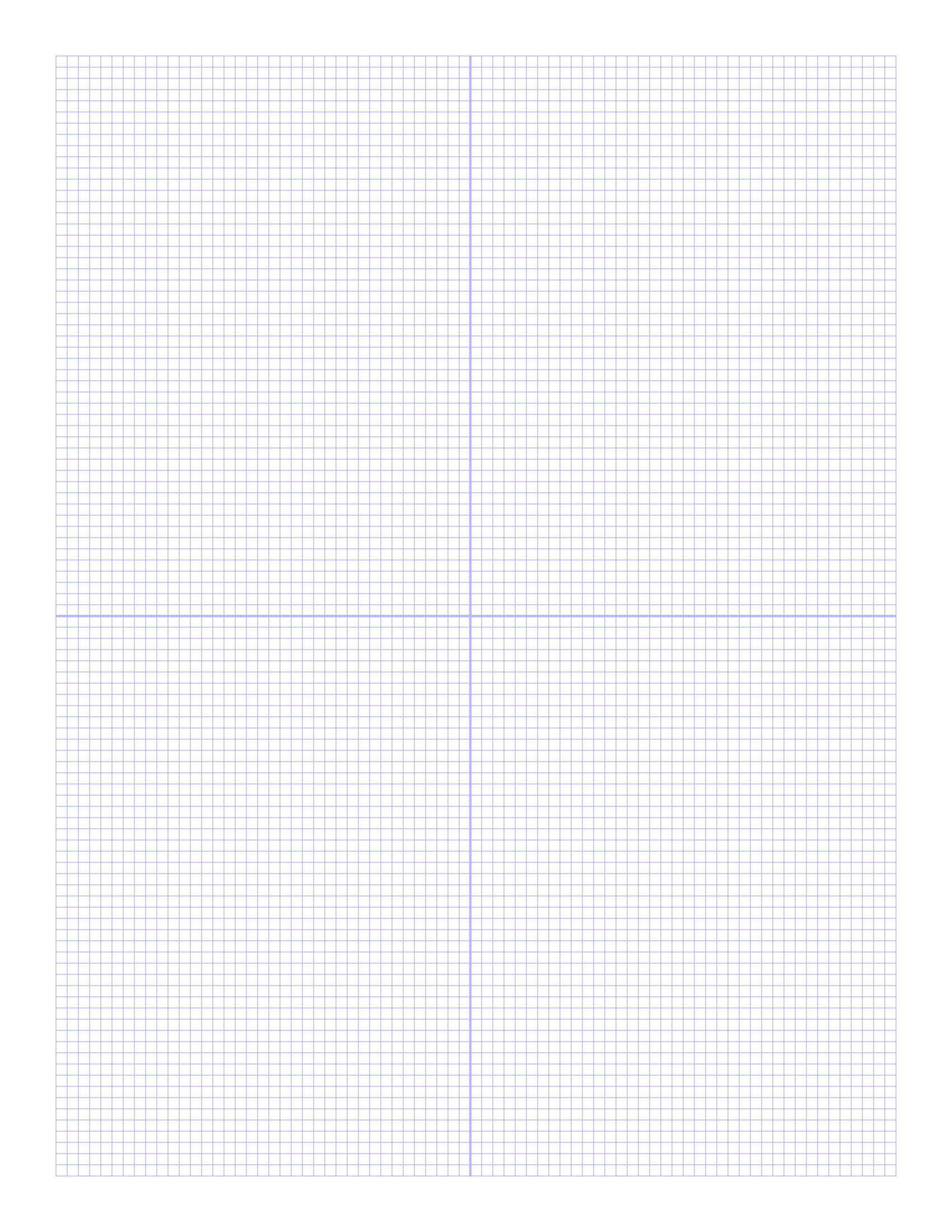 Printable Graph Paper 1/2