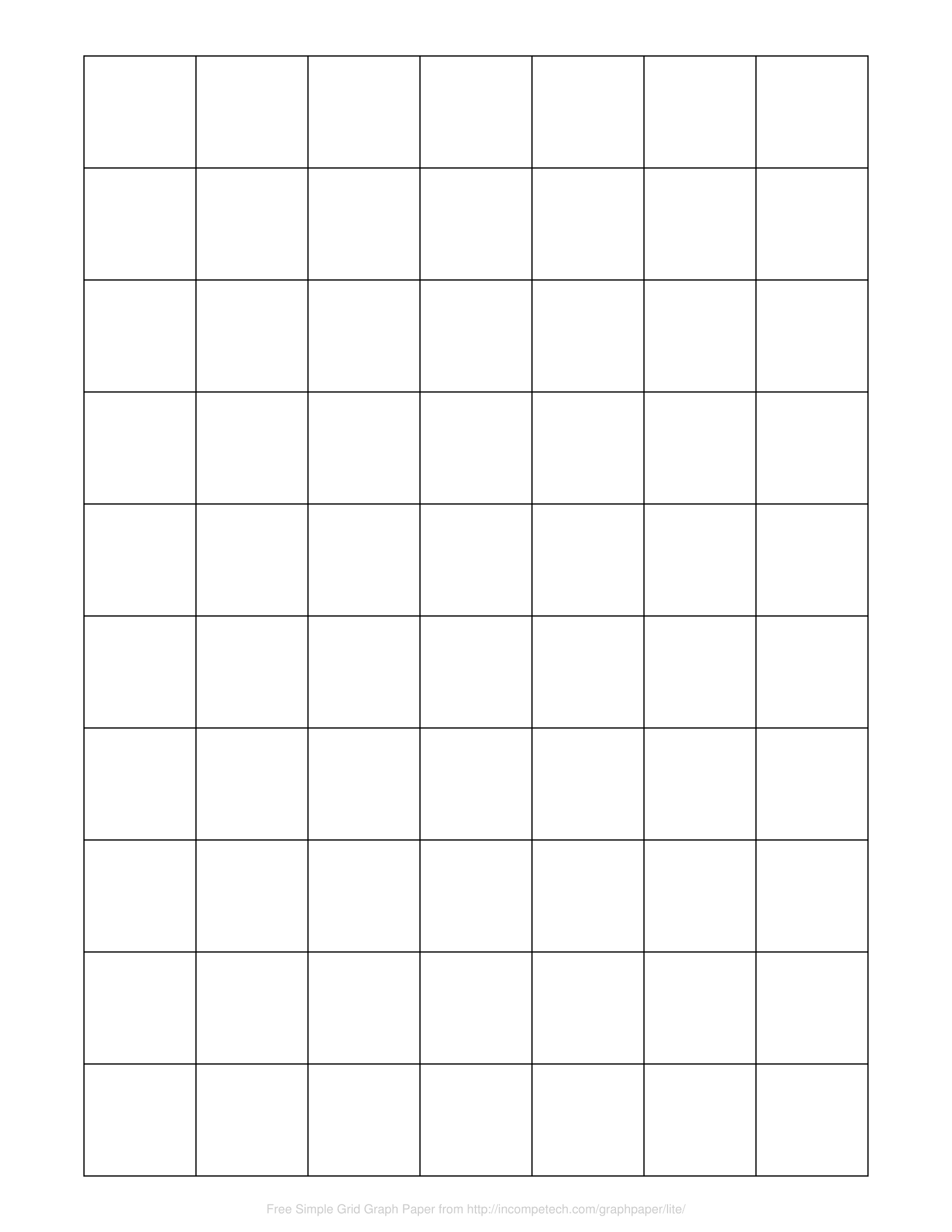 Printable 11x14 Graph Paper