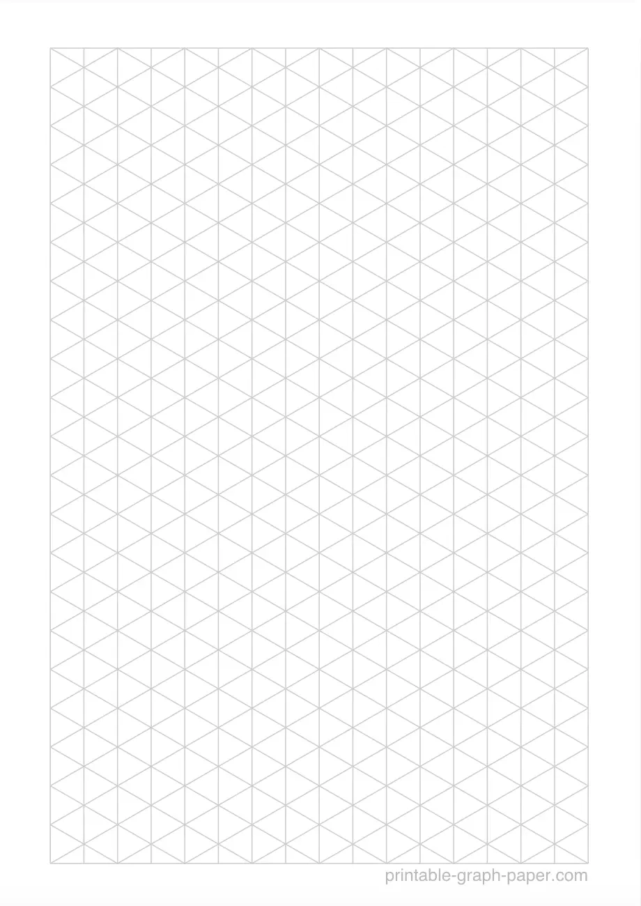 Free Printable 1 4 Isometric Graph Paper Isometric Paper Download And Print PDF