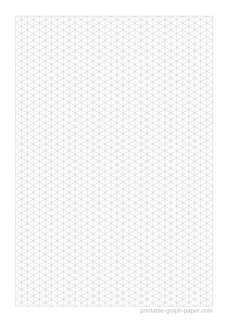 Free Printable 1 8 Isometric Graph Paper Isometric Paper Download And Print PDF