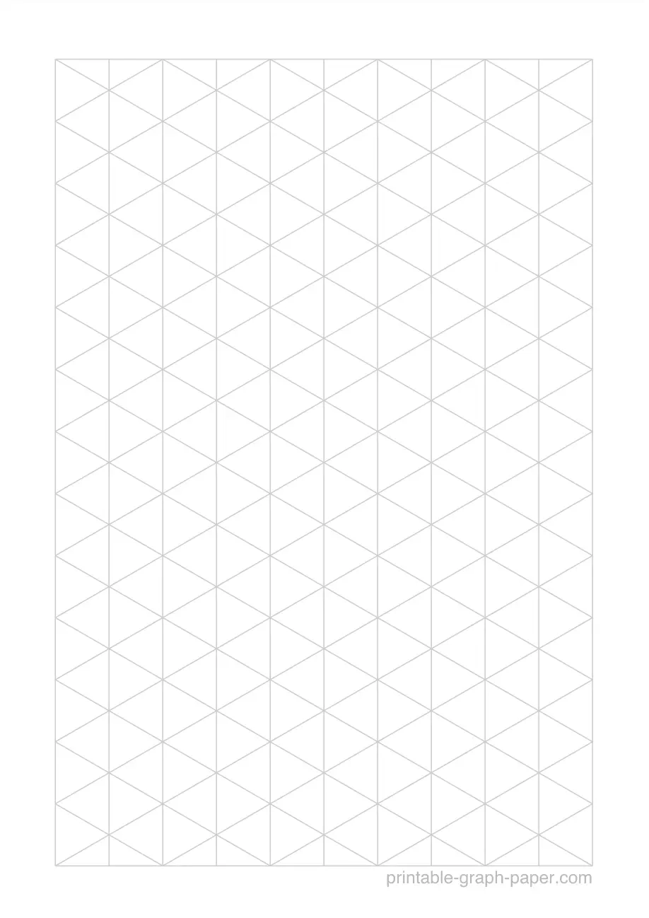 Free Printable 1cm Isometric Graph Paper Isometric Paper Download And Print PDF