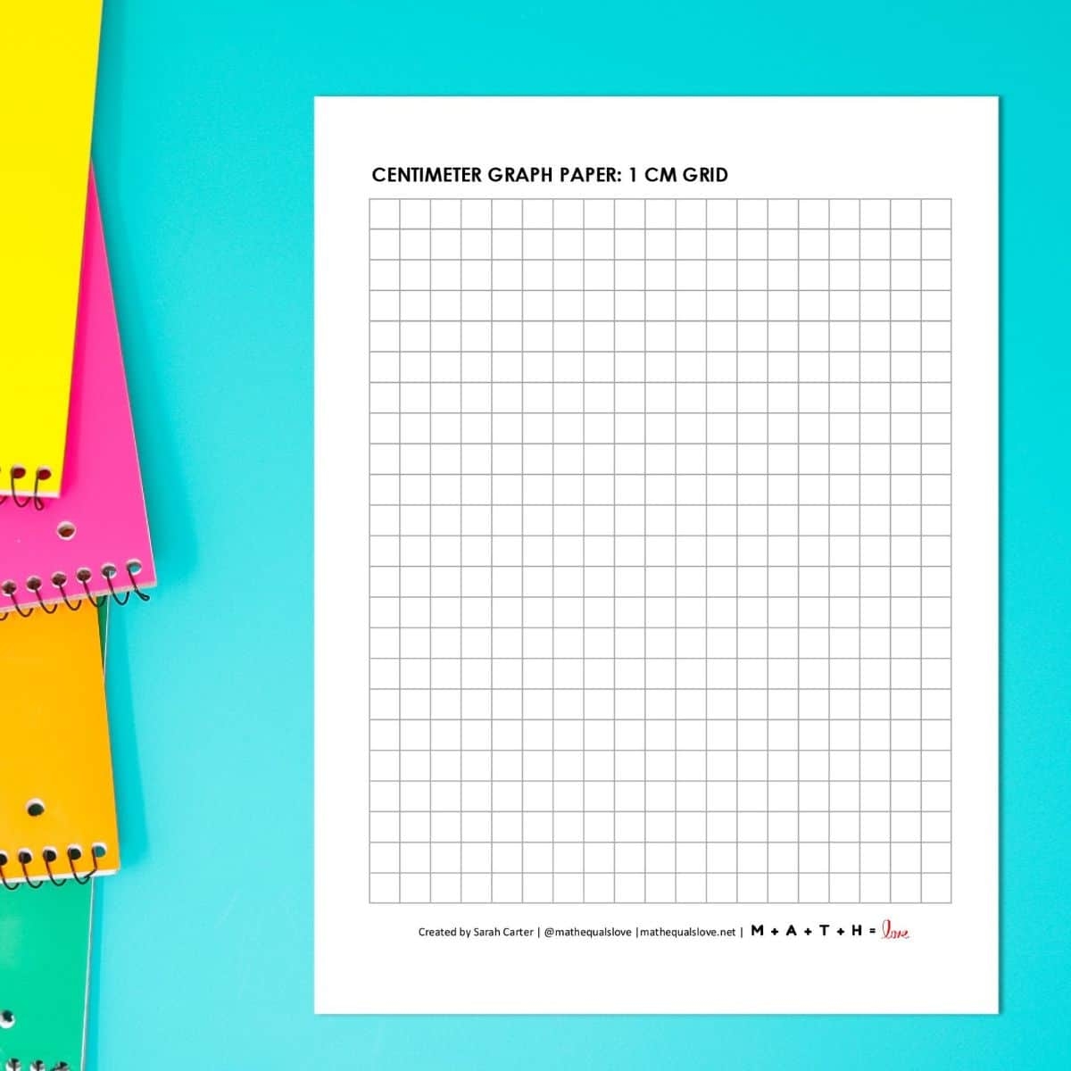 Printable Graph Paper 1 Cm
