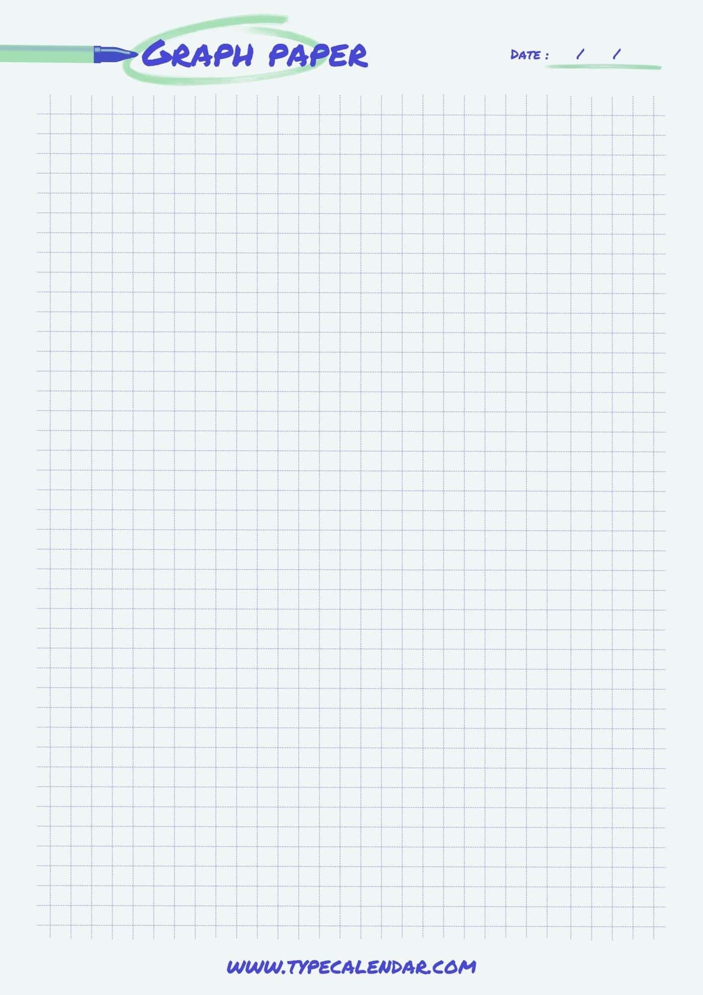 Free Printable Graph Paper Templates Excel Word PDF 8 5 X 11