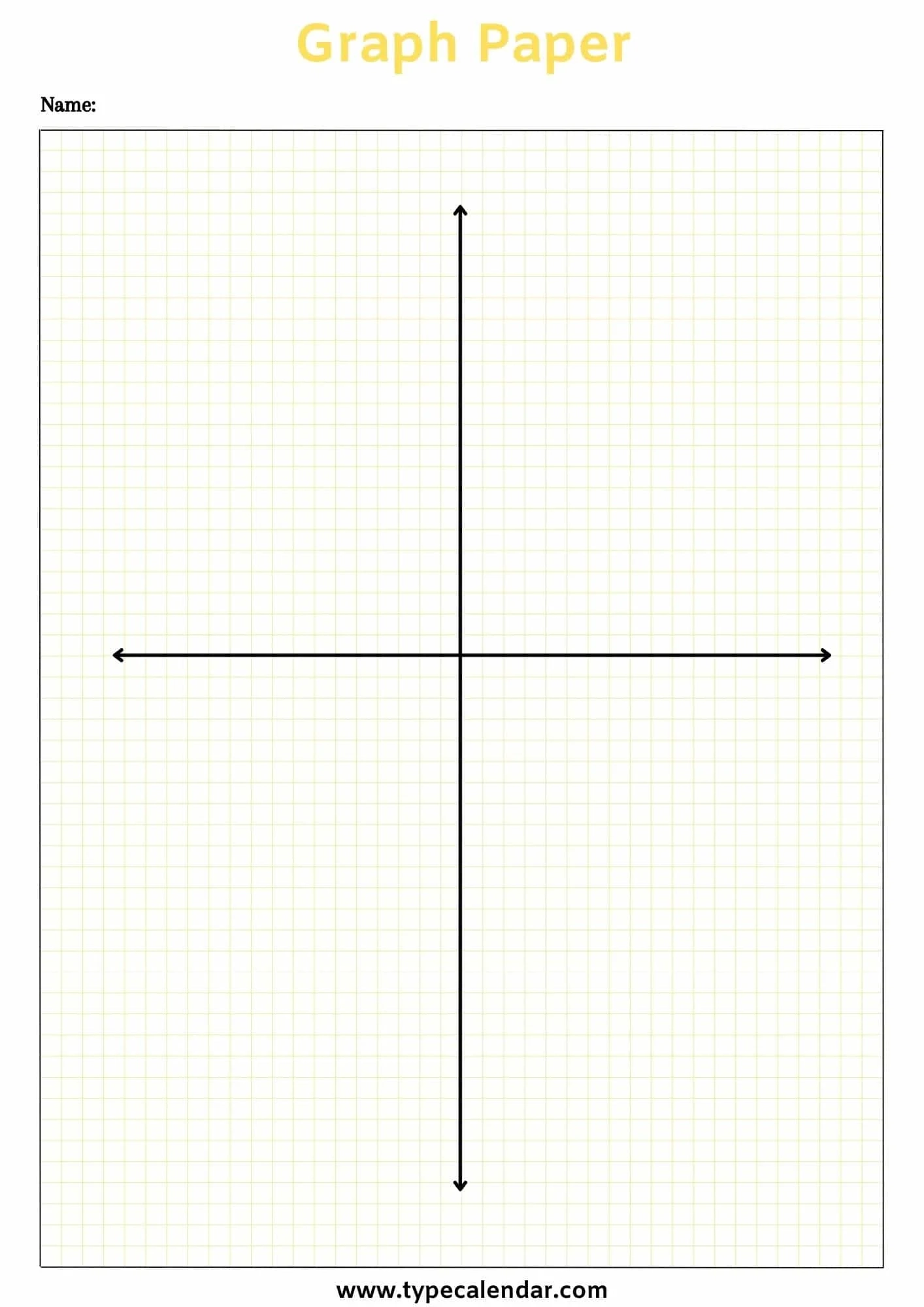 Free Printable Graph Paper Templates Excel Word PDF 8 5 X 11