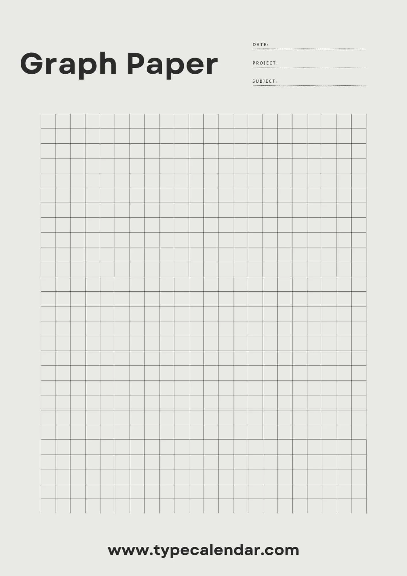 Free Print Graph Paper Printable