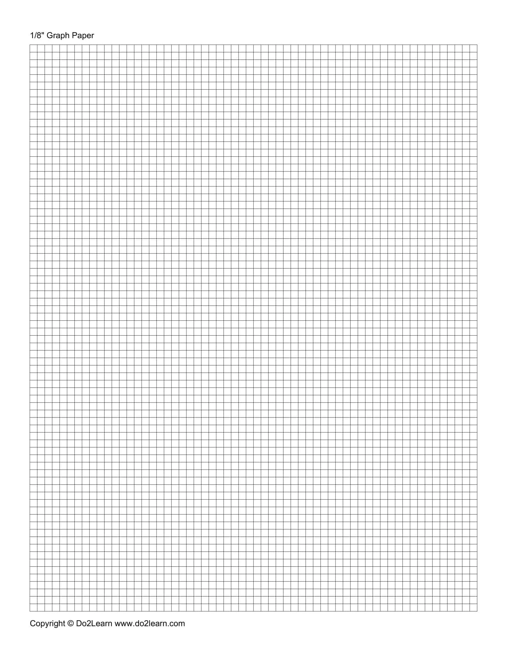 Free Printable Graph Paper Templates Excel Word PDF 8 5 X 11