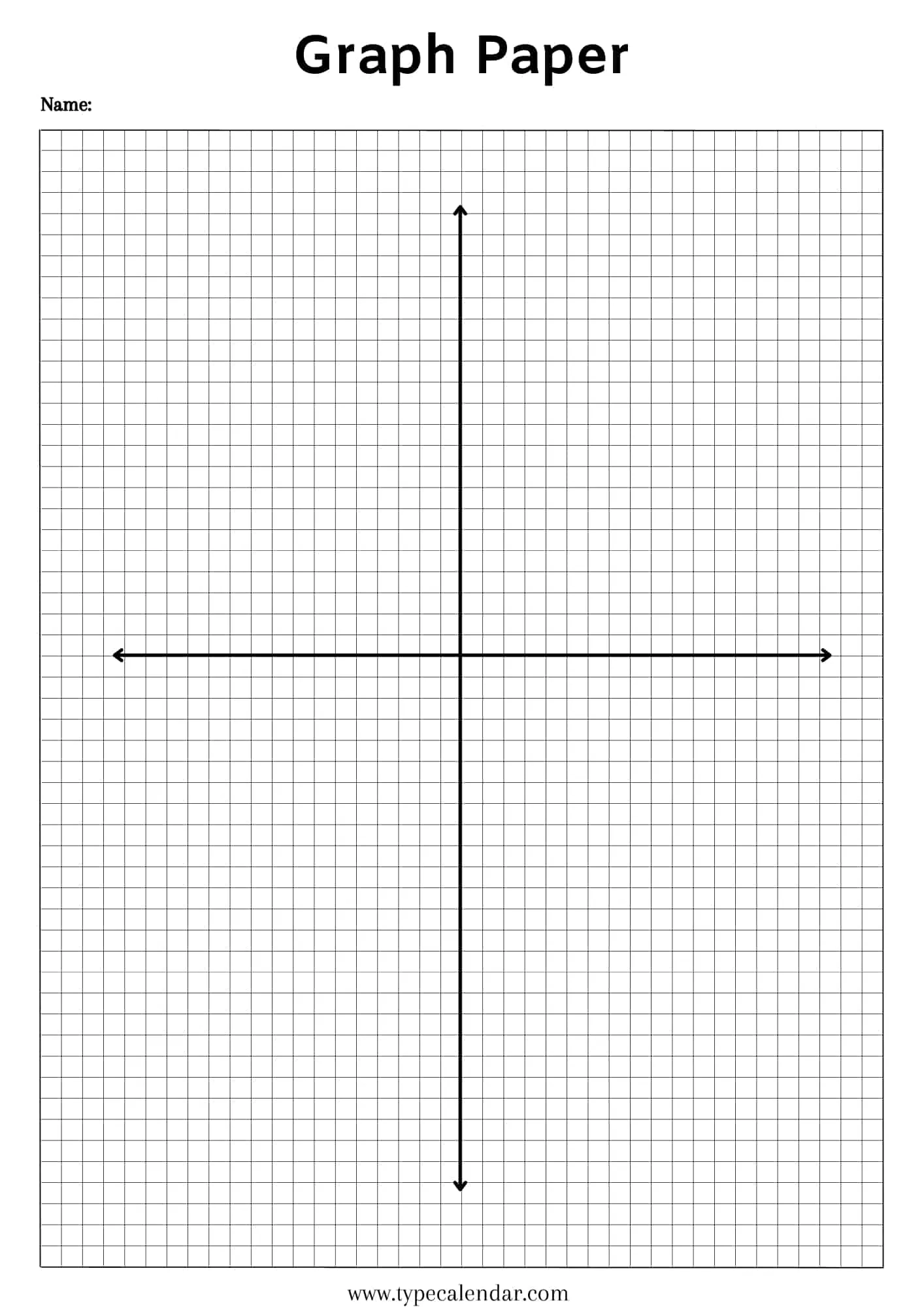 Graph Paper Template Word