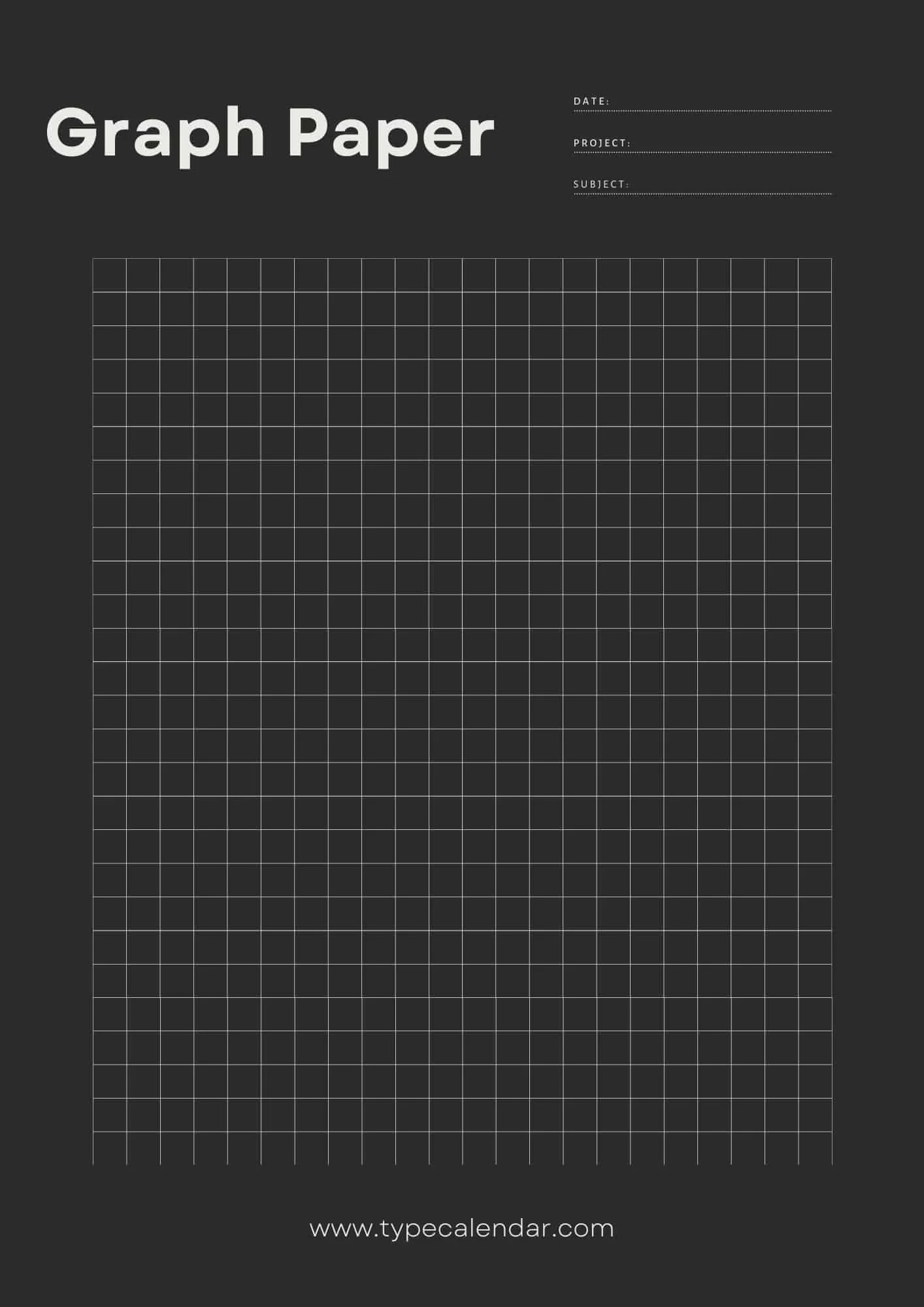 Free Printable Graph Paper Templates Excel Word PDF 8 5 X 11