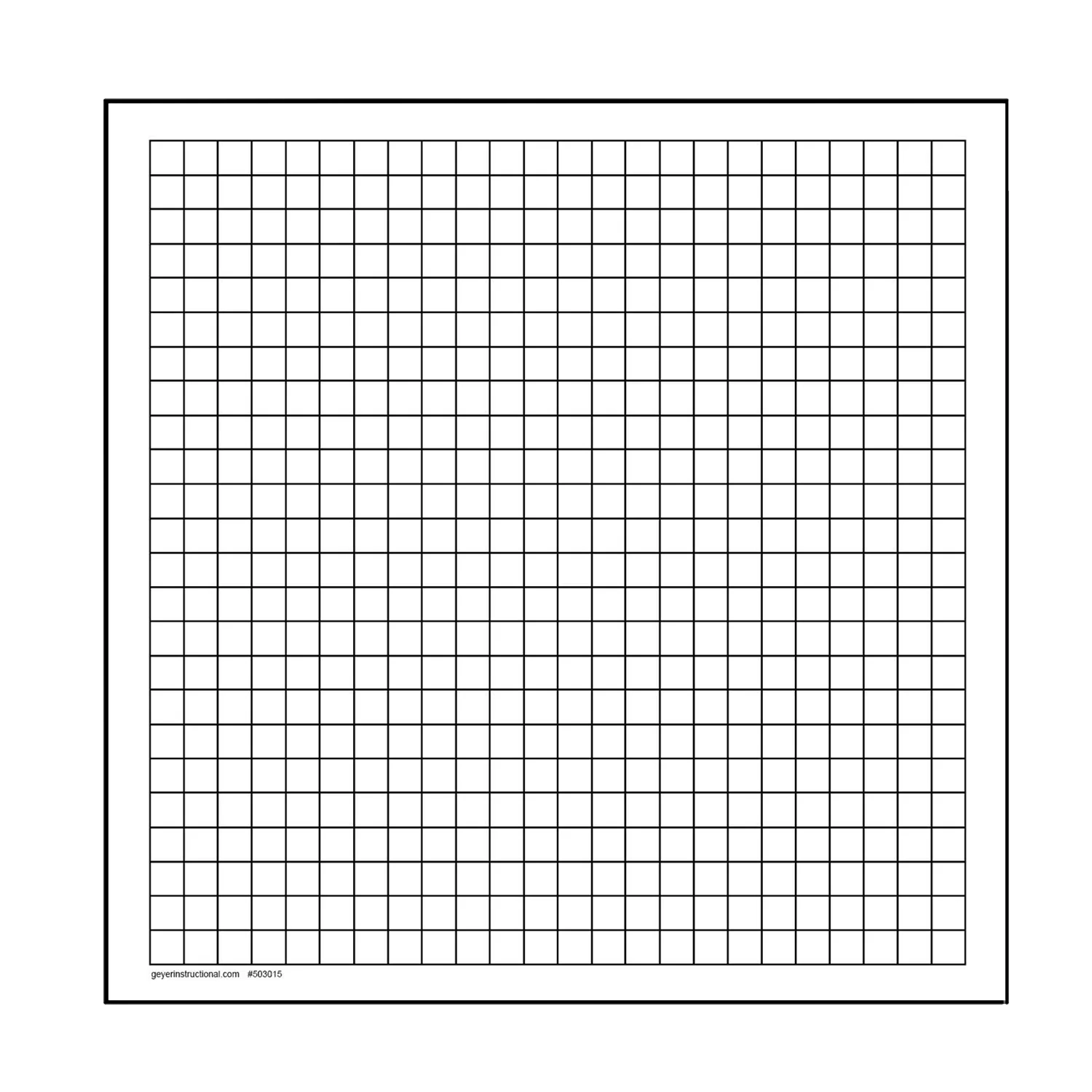 Geyer Instructional Easy Cling Graph Paper 20 in X 20 in Walmart