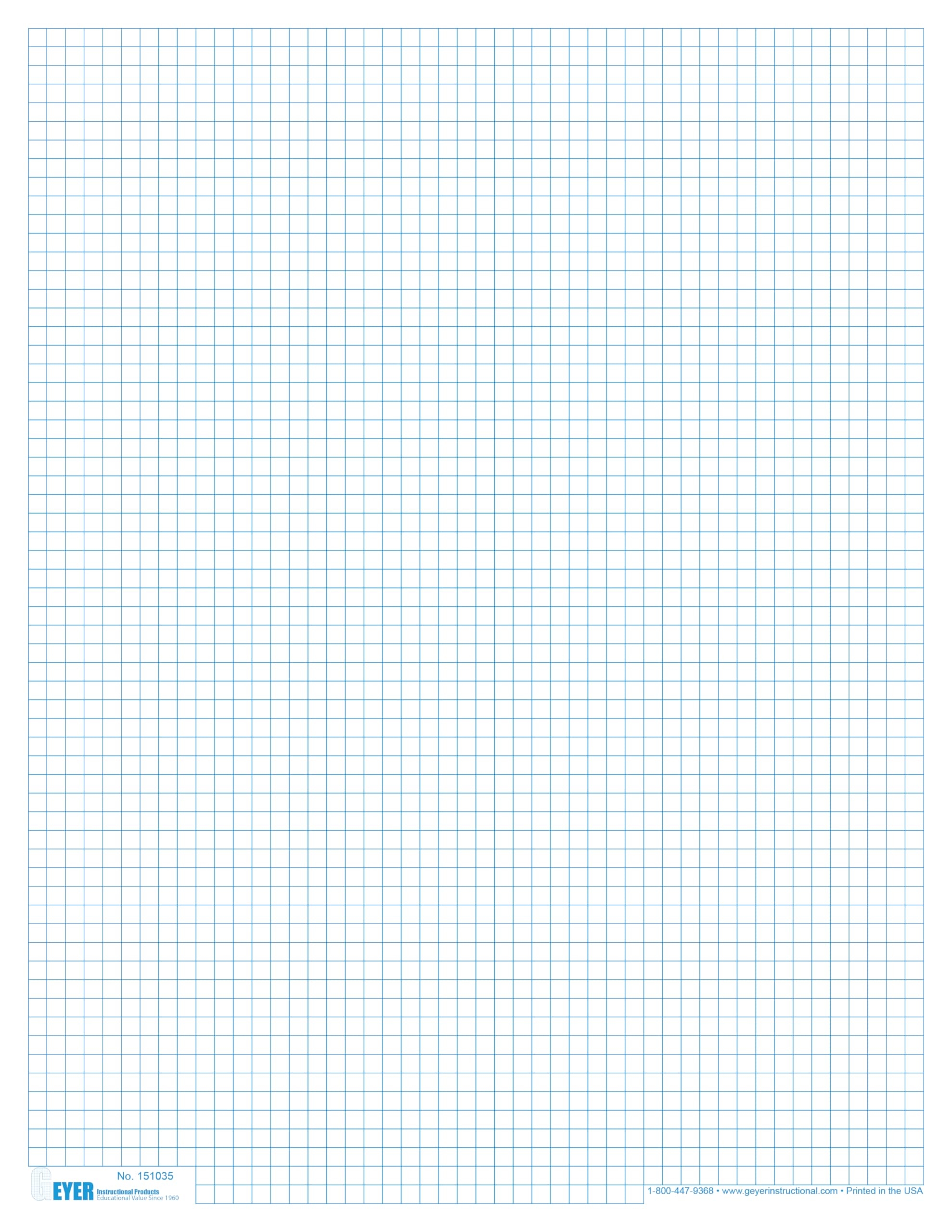 Geyer Instructional Products Polar Graph Paper With Degrees 2 Polar Graphs With 3 8 Spacing Graduated Every 10u00b0 Double Sided 500 Sheet Ream Three Hole Punched