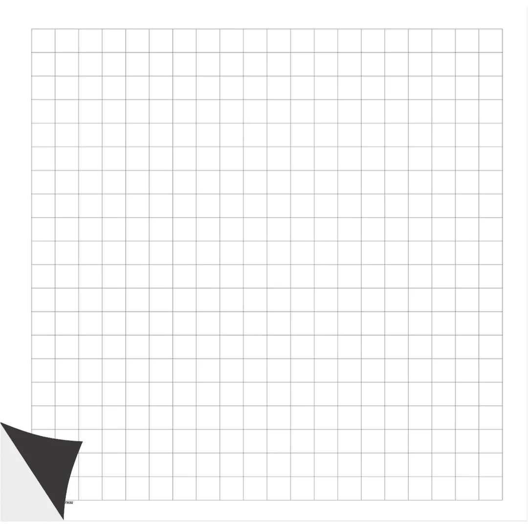 Geyer Large Dry Erase Graph Magnet 2 Square Grid STEMfinity