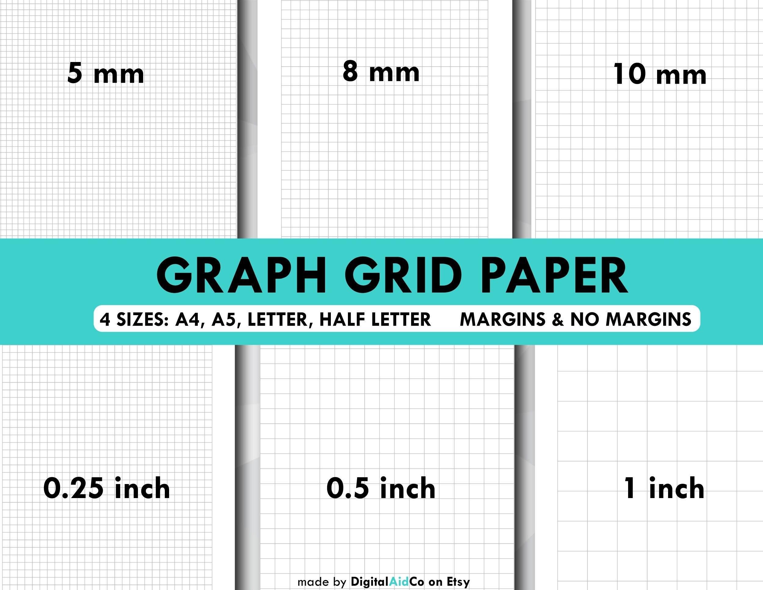 1 Inch Graph Paper Printable Free