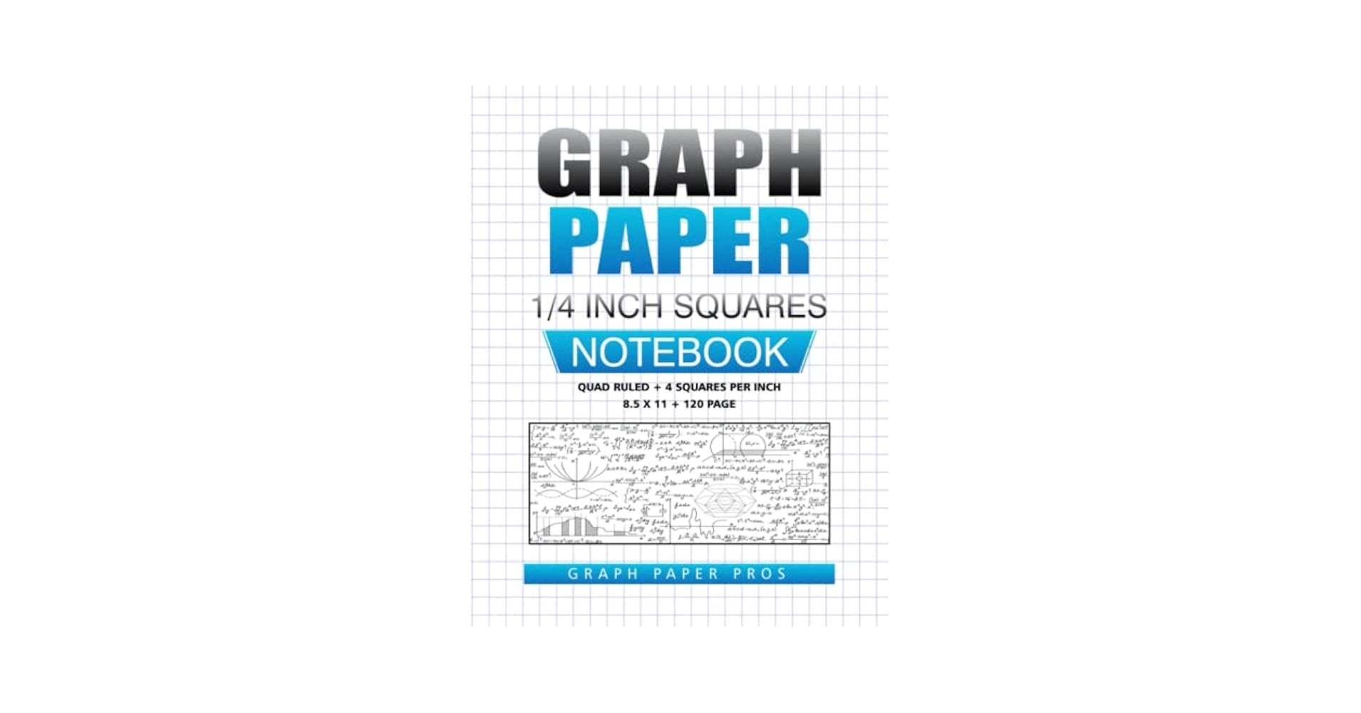 Graph Paper 1 4 Inch Squares Quad Graph Paper Quad Ruled 4 Squares Per Inch Blank Graphing Paper Notebook Large 8 5x11 120 Pages By Peggy Schmitz Schmitz Peggy 9798496359689 Amazon Books