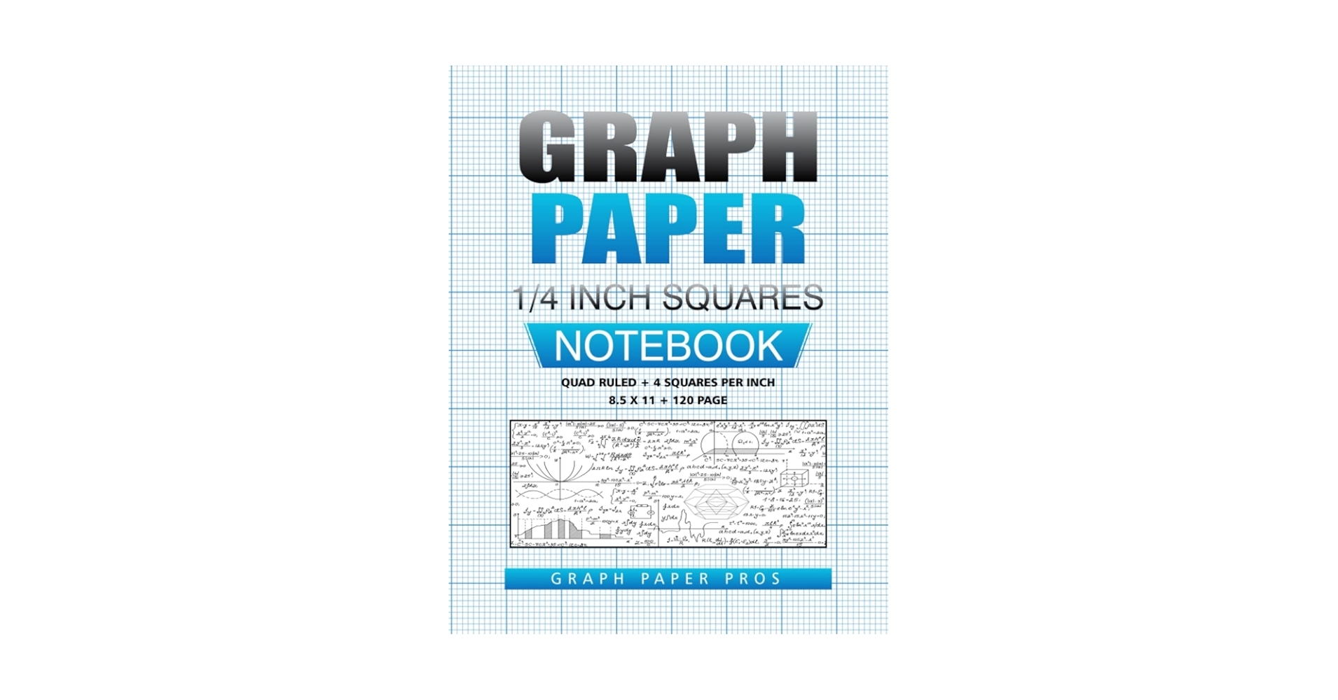 Graph Paper 1 4 Inch Squares Small Graph Paper Quad Ruled 4 Squares Per Inch Blank Graphing Paper Notebook Large 8 5x11 120 Pages By Peggy Schmitz Schmitz Peggy Amazon de Books