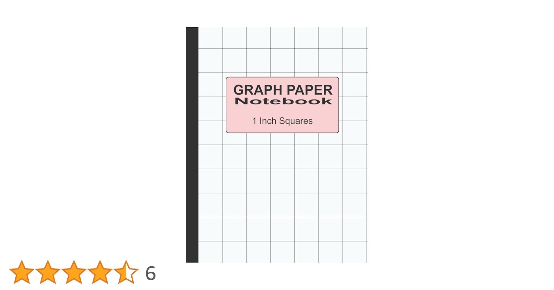 Graph Paper 1 Inch Squares One Square Per Inch Grid Pages Cover White Press Happy Amazon de B cher