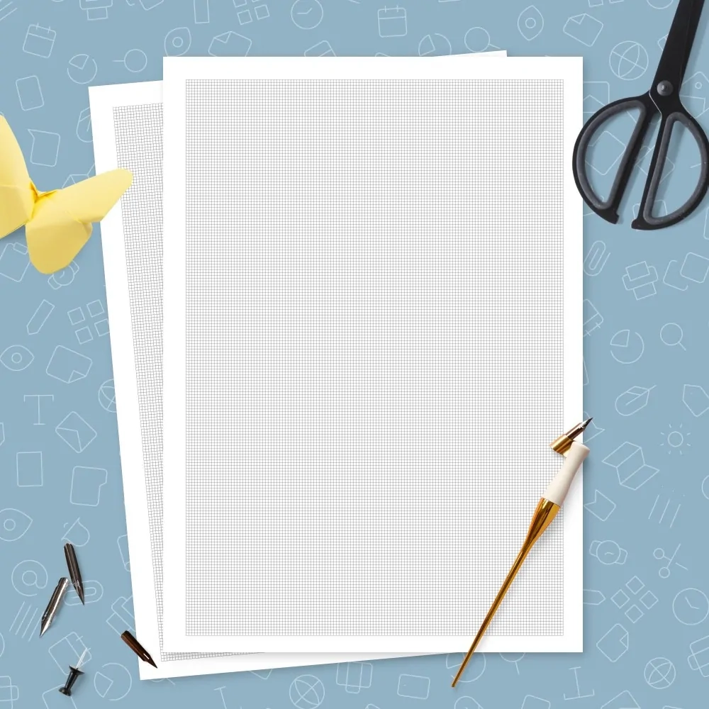 Graph Paper Printable 10 Squares Per Inch