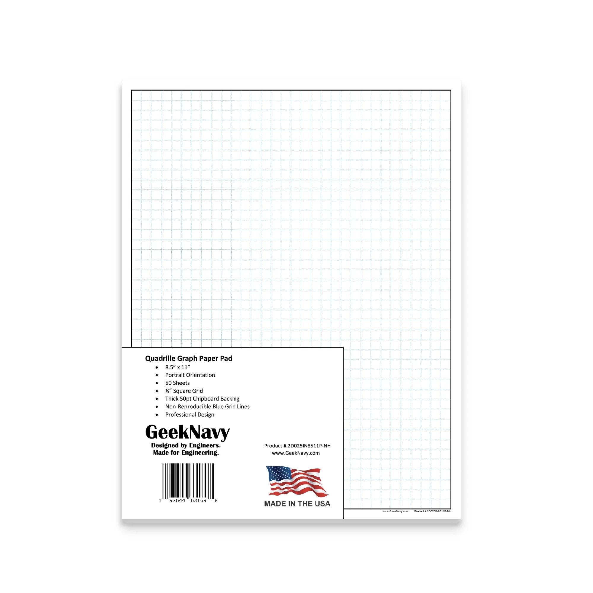 Graph Paper 5x5 TOPS Quadrille Pads 6 Pack Graph Paper 8 5x11 8x8 Graph Paper