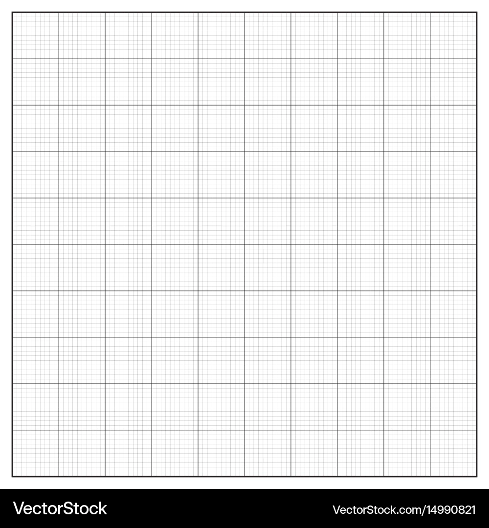 Graph Paper Coordinate Grid Royalty Free Vector Image