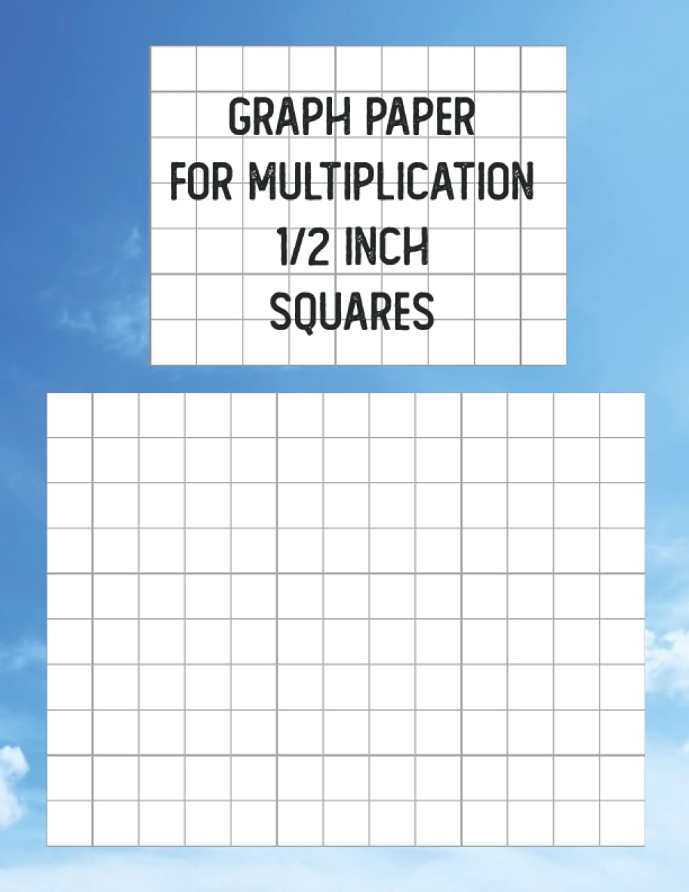 Graph Paper For Multiplication 1 2 Inch Squares Graph Paper Desertcart Seychelles