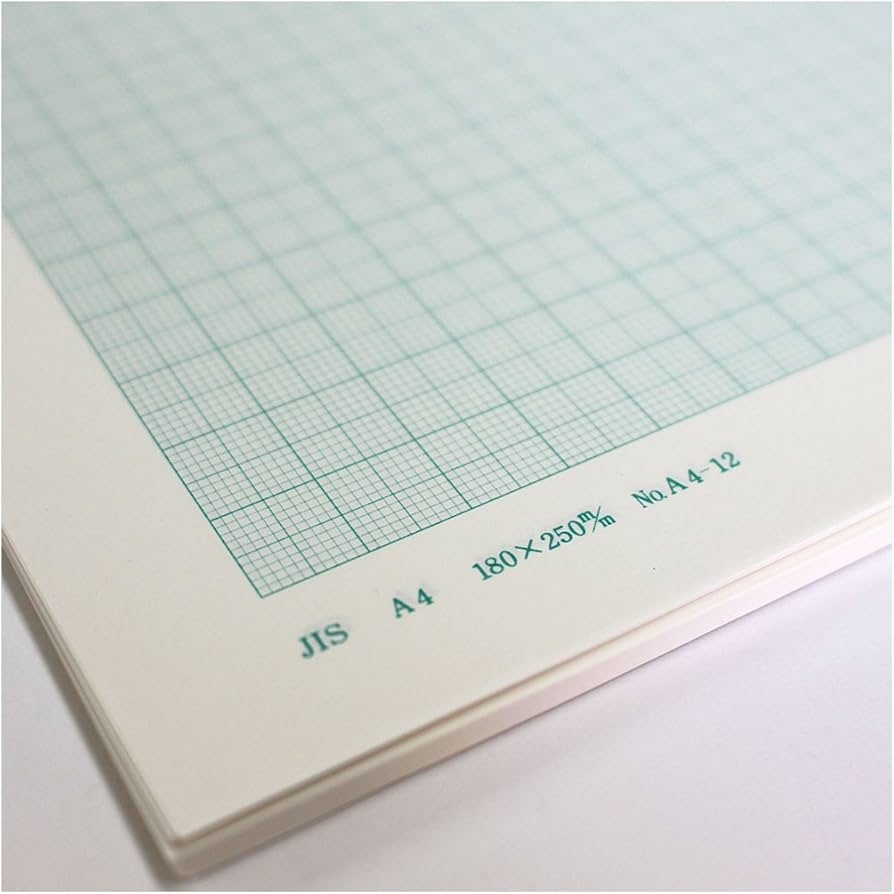 Graph Paper Geoboard Paper 5mm Green A4 Library A4 Colored Paper