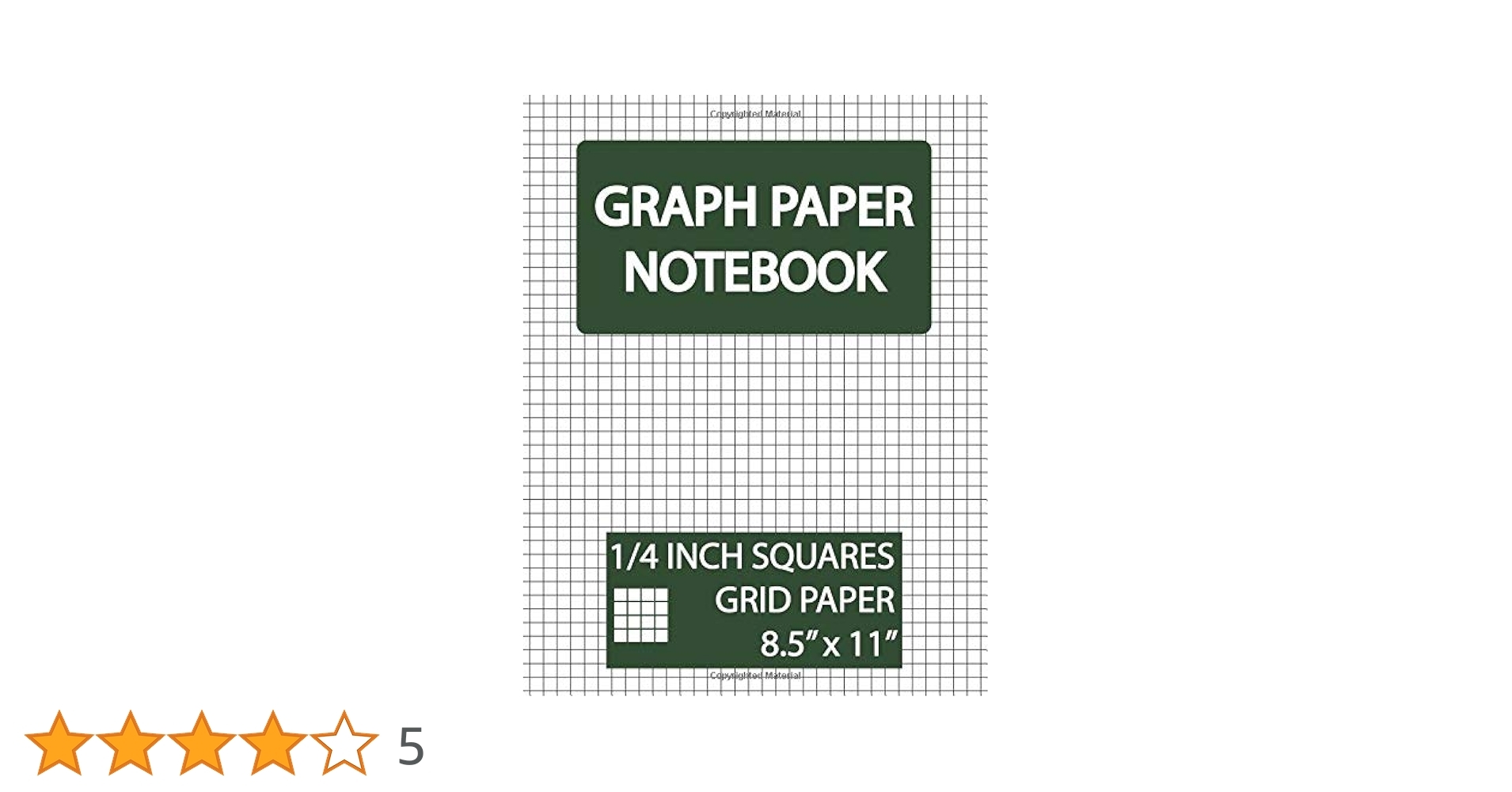 Graph Paper 1/4 Inch