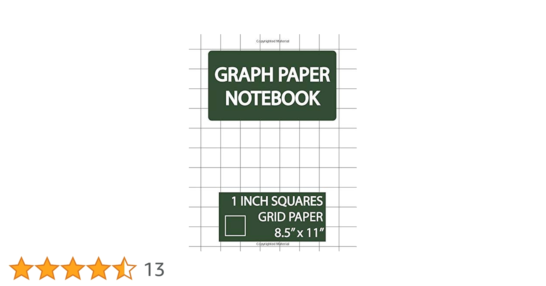 Graph Paper Notebook 1 Inch Squares Grid Squared Graphing Paper Blank Quad Ruled 1 Inch Square Graph Paper 1 Inch Graph Paper 1 Inch Grid Paper Notebook And Squared Grid Notebook 