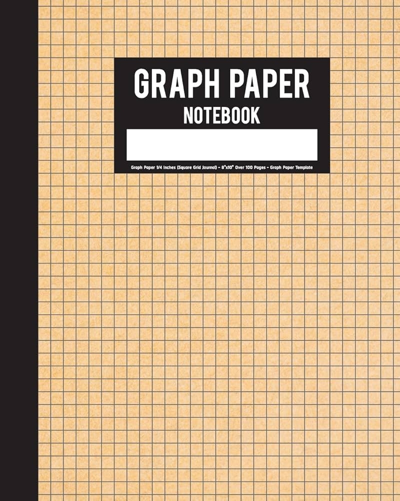 Graph Paper Notebook Graph Paper 1 4 Inches Square Grid Journal 8 x10 Over 100 Pages Graph Paper Template Graph Paper Notebook Volume 2 Amazon co uk MJ Ternate 9781719578721 Books
