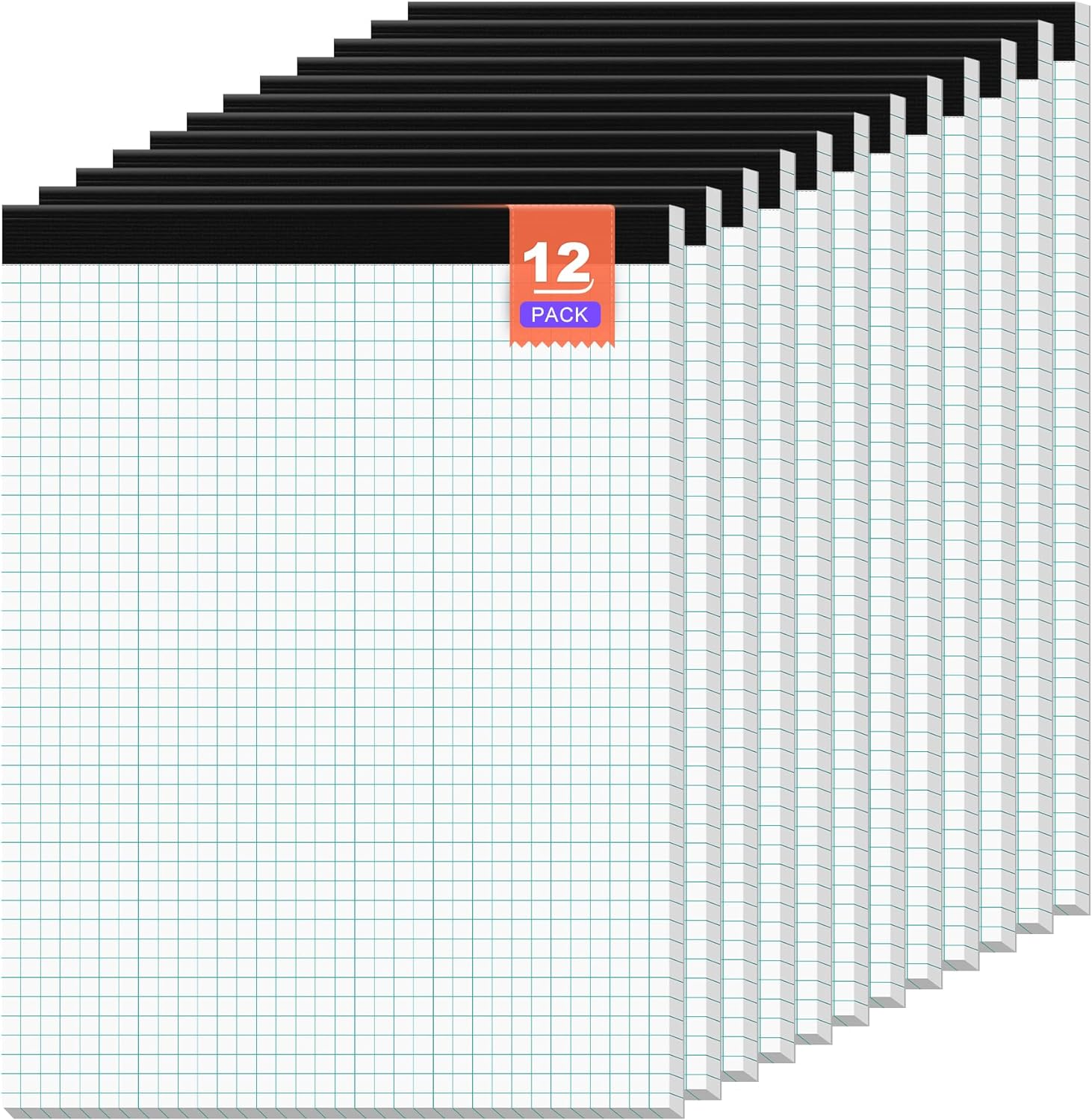 Graph Paper Pad 8 5 X 11 Grid Paper 4X4 Graphing Paper 12 Pack Grid Paper Pad EBay