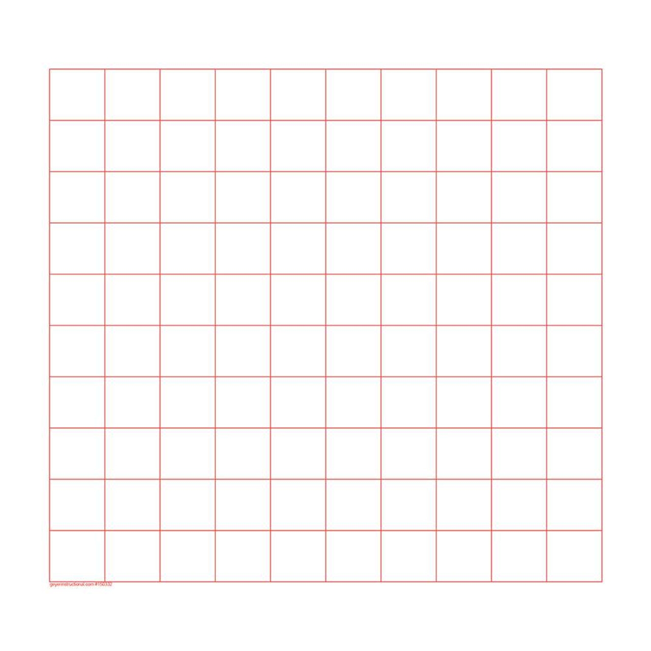 Graph Paper Pads 10x10 Squares 100 Sheets Per Pad 3 Pads Geyer Instructional Products