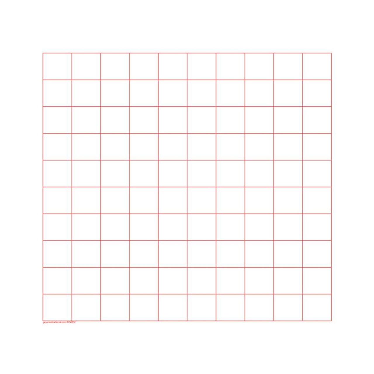 Graph Paper Pads 10x10 Squares 100 Sheets Per Pad 3 Pads Geyer Instructional Products