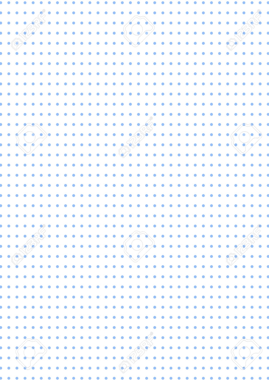 Graph Paper Printable Dotted Grid Paper On White Background Geometric Abstract Dotted Transparent Illustration With Dots For School Notebook Diary Notes Print Realistic Paper Blank Size A4 Royalty Free SVG Cliparts Vectors 
