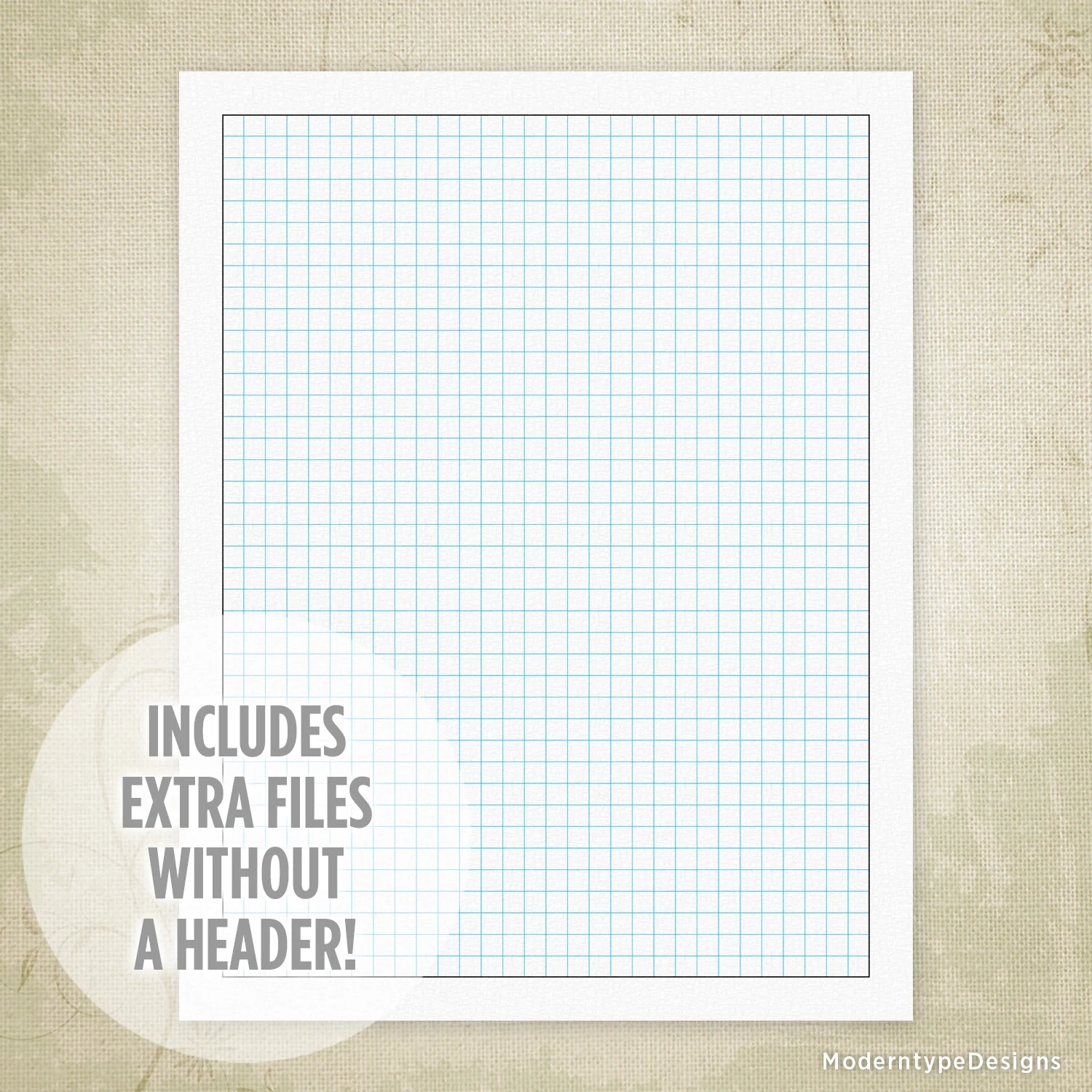 Graph Paper Printable For Clipboard Personalized