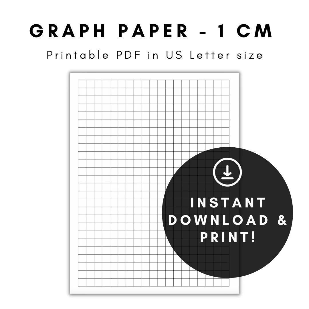 Printable Graph Paper 1 Cm Grid