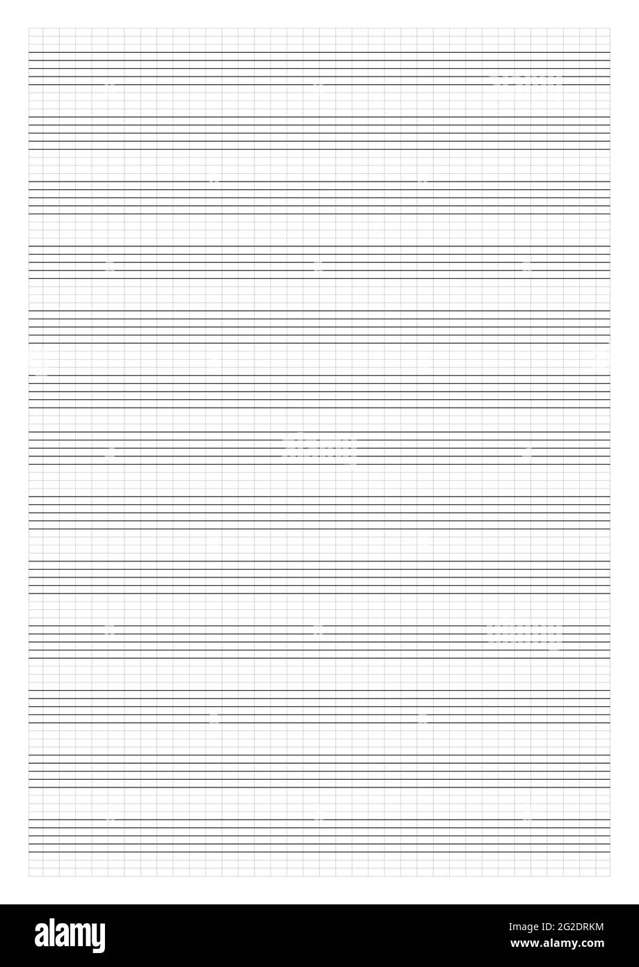 Graph Paper Printable Grid Paper With Stave On A White Background A Blank Music Sheet Paper With Staff Geometric Pattern For Composition Education Stock Vector Image Art Alamy