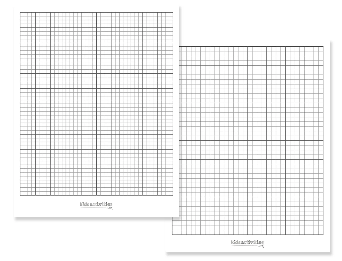 Graph Paper Printable Kids Activities Blog