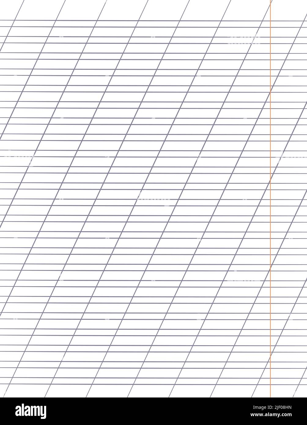 Graph Paper Printable Lined Grid Paper With Color Horisontal Diagonal Lines Geometric Pattern For School Oblique Notebook Realistic Lined Paper Stock Vector Image Art Alamy