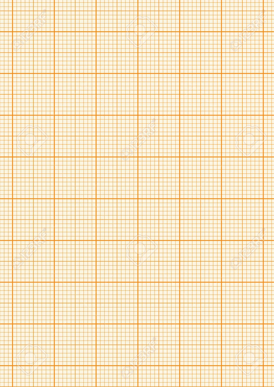 Graph Paper Printable Millimeter Grid Paper With Color Lines Geometric Pattern For School Technical Engineering Line Scale Measurement Realistic Lined Paper Blank Size A4 Royalty Free SVG Cliparts Vectors And Stock Illustration 