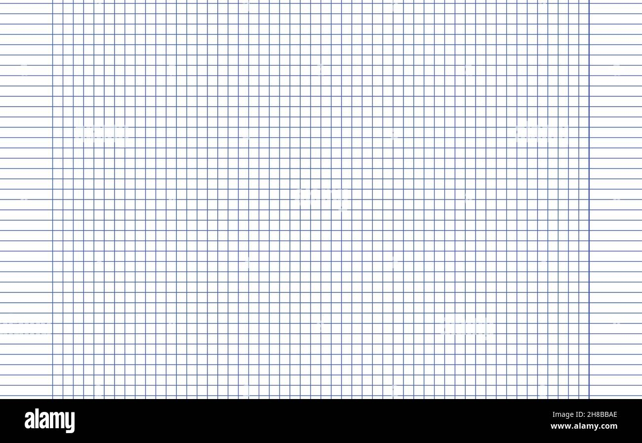 Graph Paper Printable Squared Grid Paper With Color Horizontal Lines Geometric Background For School Textures Notebook Diary Realistic Lined Stock Vector Image Art Alamy